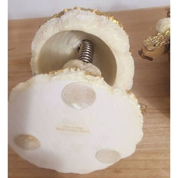 Vintage Resin Bobble snowmen lot of 2 - Picture 7 of 7